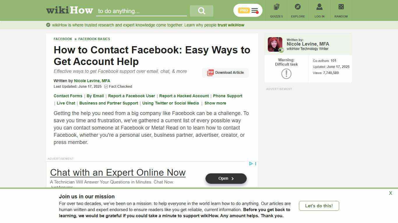 How to Contact Facebook: 10 Direct Ways