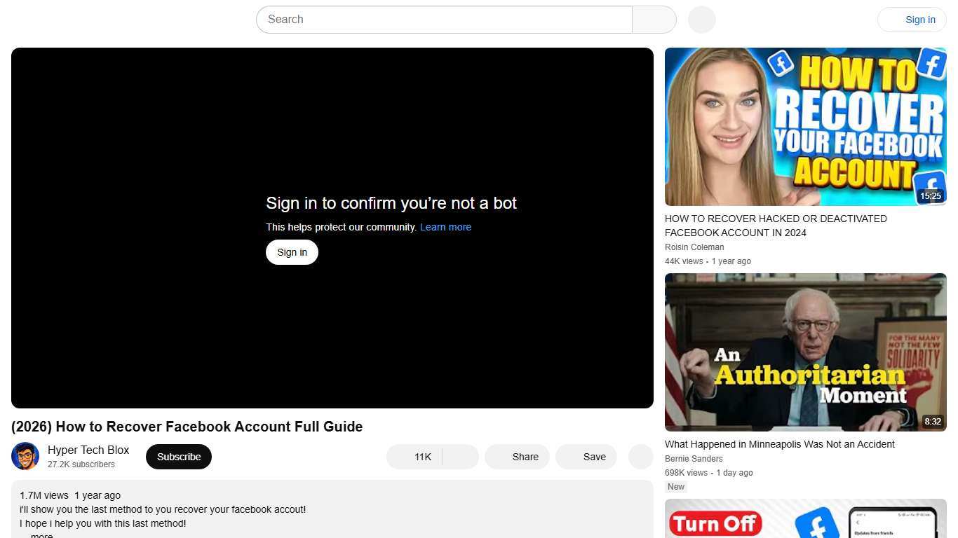 (2026) How to Recover Facebook Account Full Guide - YouTube